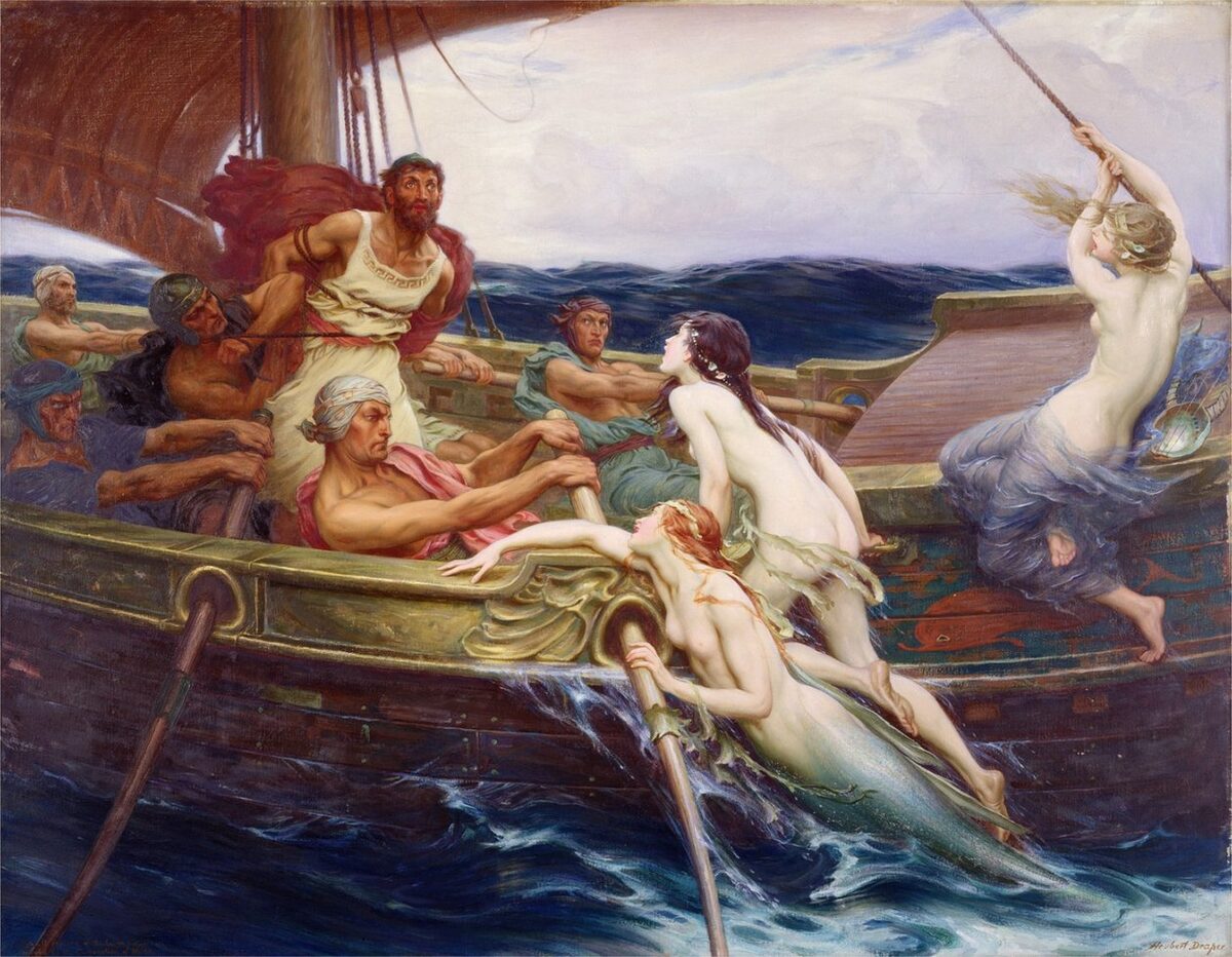 «Ulisses i les sirenes», de Herbert James Draper
